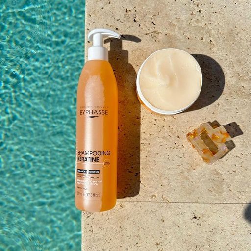 شامپو کراتینه مو بایفاس Byphasse Sublim Protect Shampoo Keratin 520ml