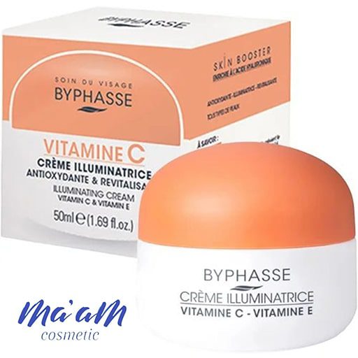 کرم روشن کننده ویتامین C بایفاس Byphasse Vitamin C Illuminating Cream
