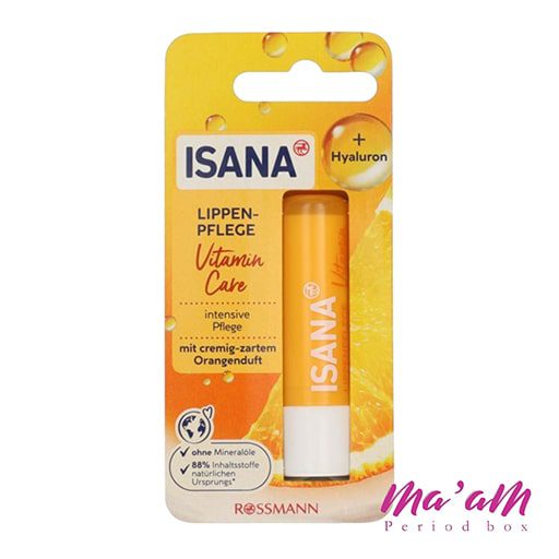 بالم لب ایسانا ویتامین کر با رایحه پرتقال Isana Vitamin Care