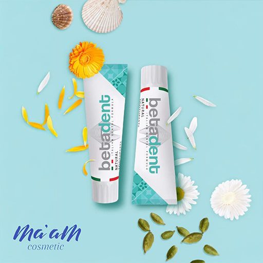 خمیر دندان گیاهی بتادنت مدل نچرال Betadent Natural