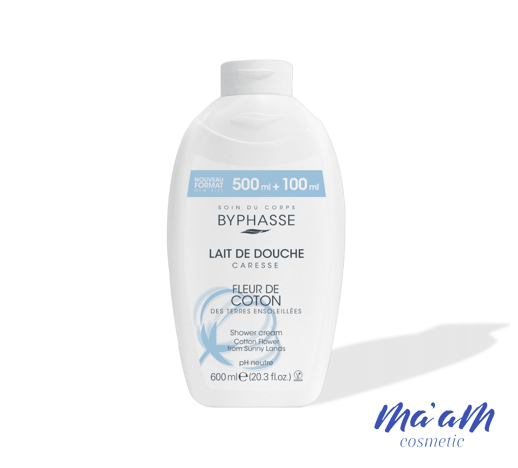 شامپو بدن بایفاس با رایحه گل پنبه