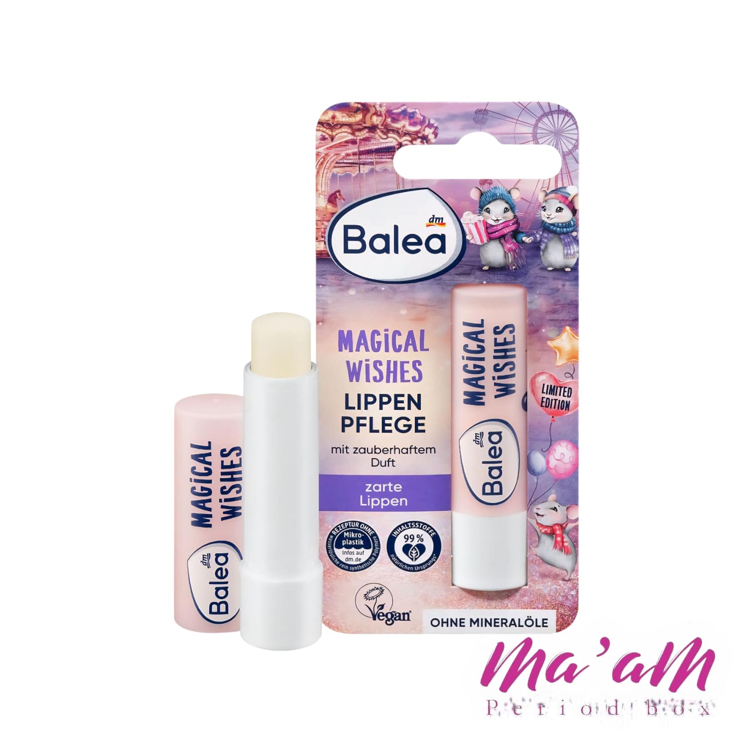 بالم لب باله‌آ مَجیکال ویشز Balea Magical Wishes – وگان، آبرسان و نرم‌کننده لب