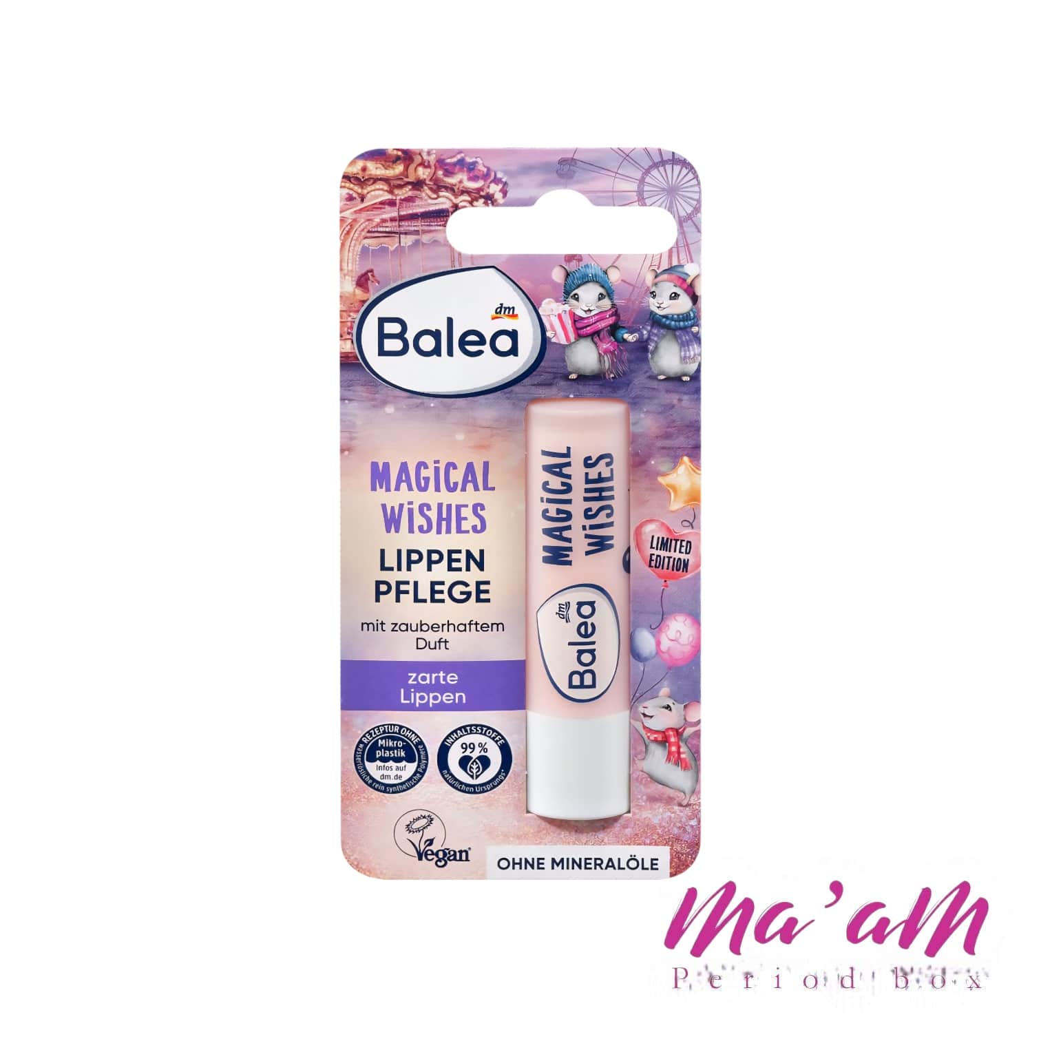 بالم لب وگان باله‌آ مَجیکال ویشز در طراحی فانتزی برای هدیه و مراقبت روزانه از لب