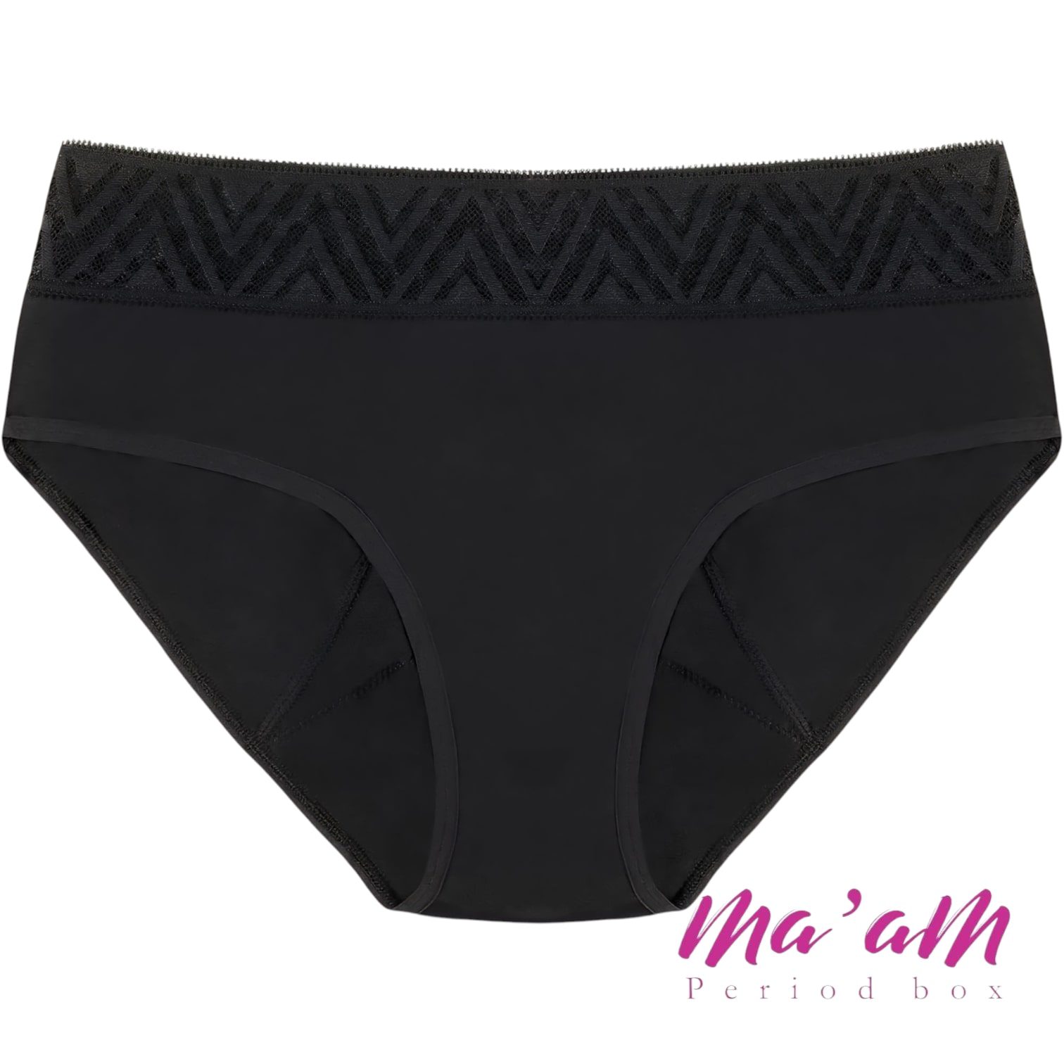 شورت پریودی تینکس مدل hiphugger با جذب بالا و کمر راحت مناسب دوران قاعدگی